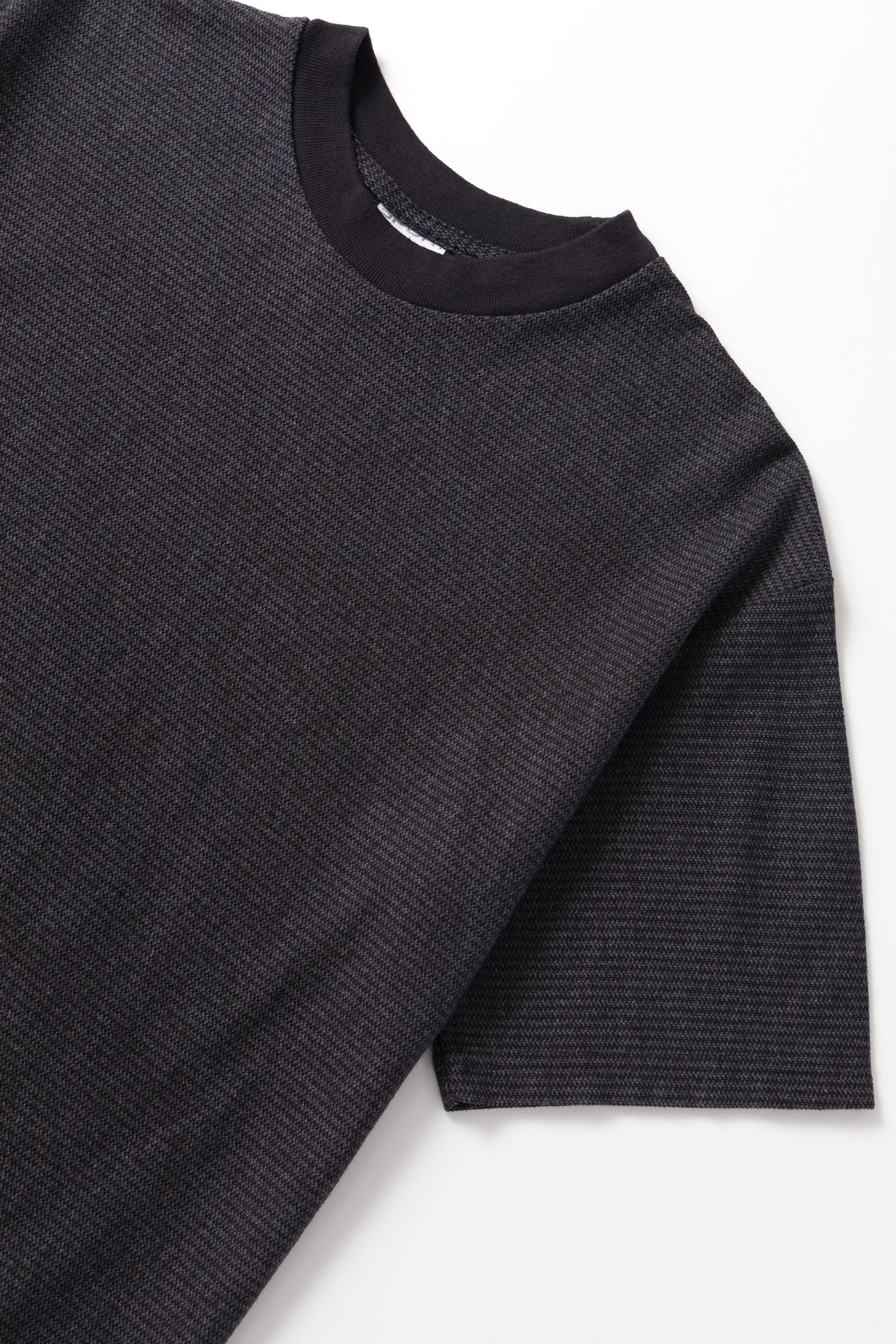 Walla Walla Sport - Jacquard Stripe Tee - Black - Image 4