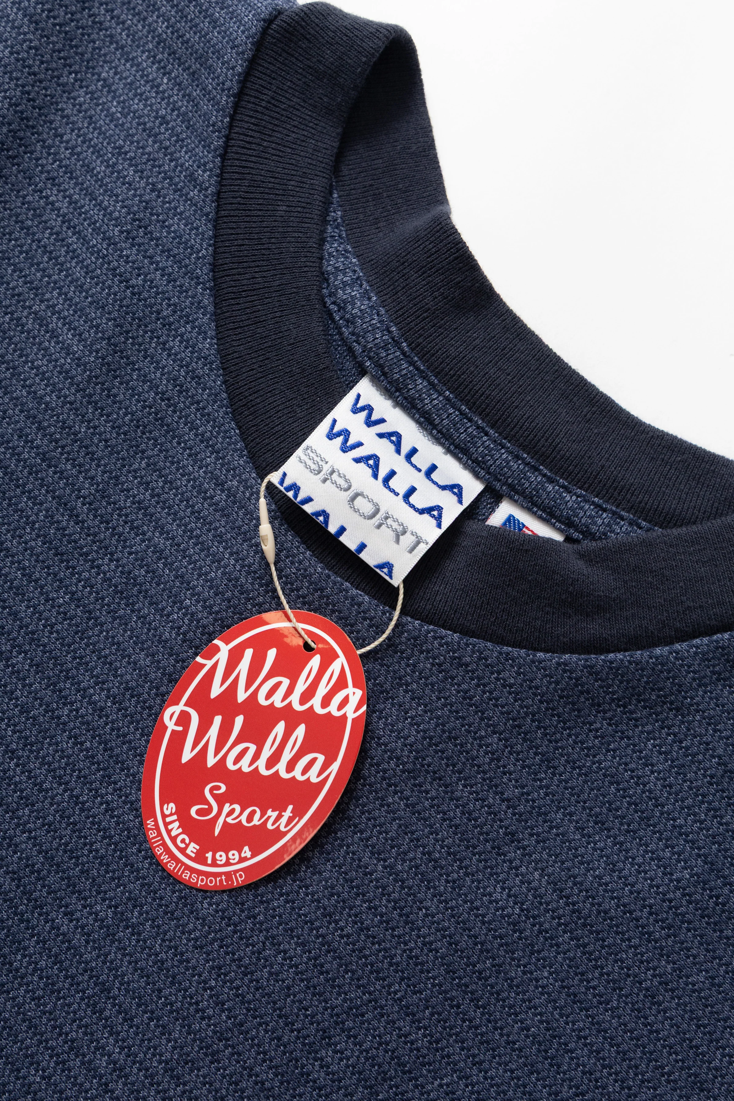 Walla Walla Sport - Jacquard Stripe Tee - Navy - Image 6