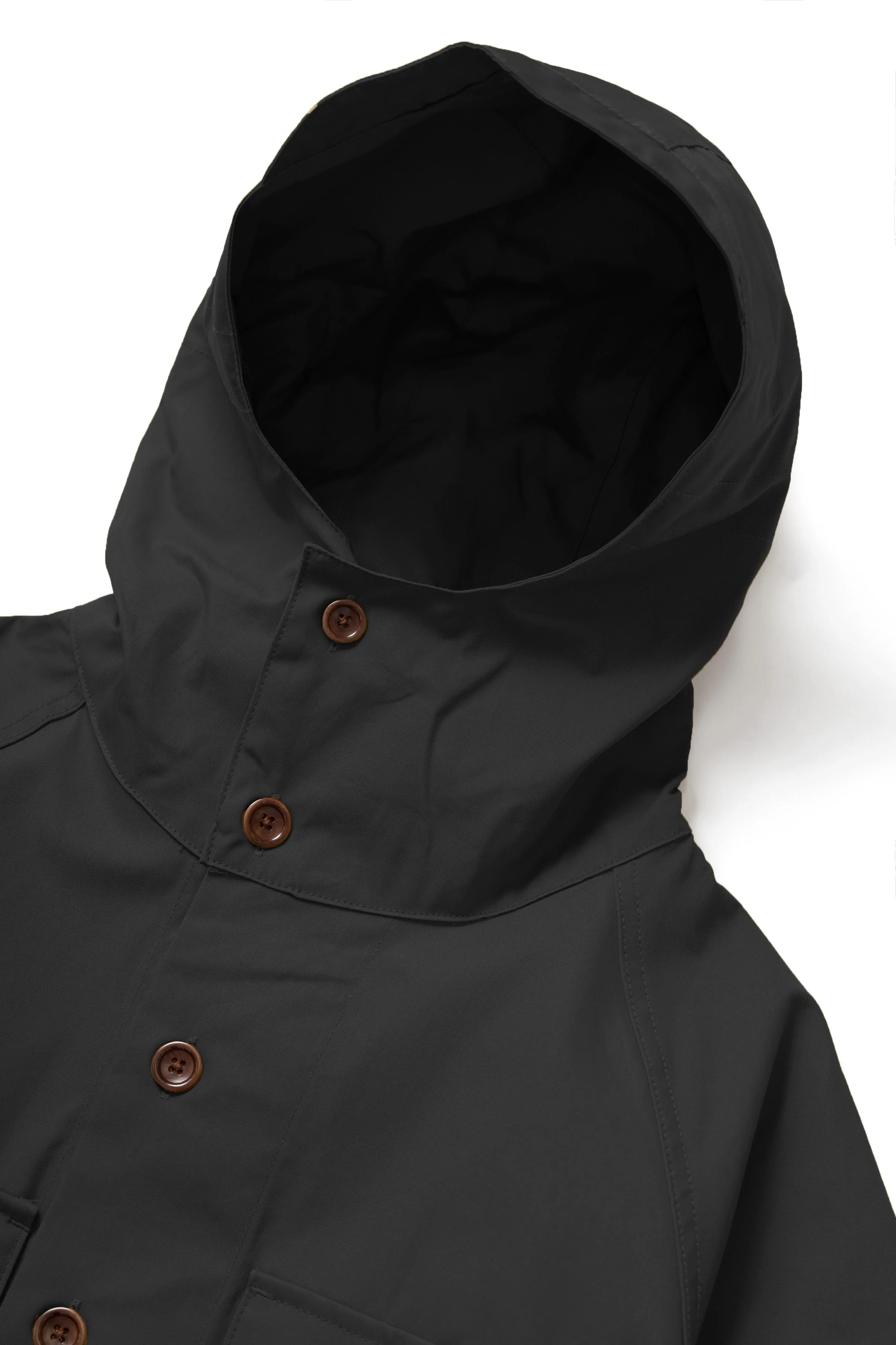 Service Works - Waxed Cotton Allotment Parka - Black - Image 6