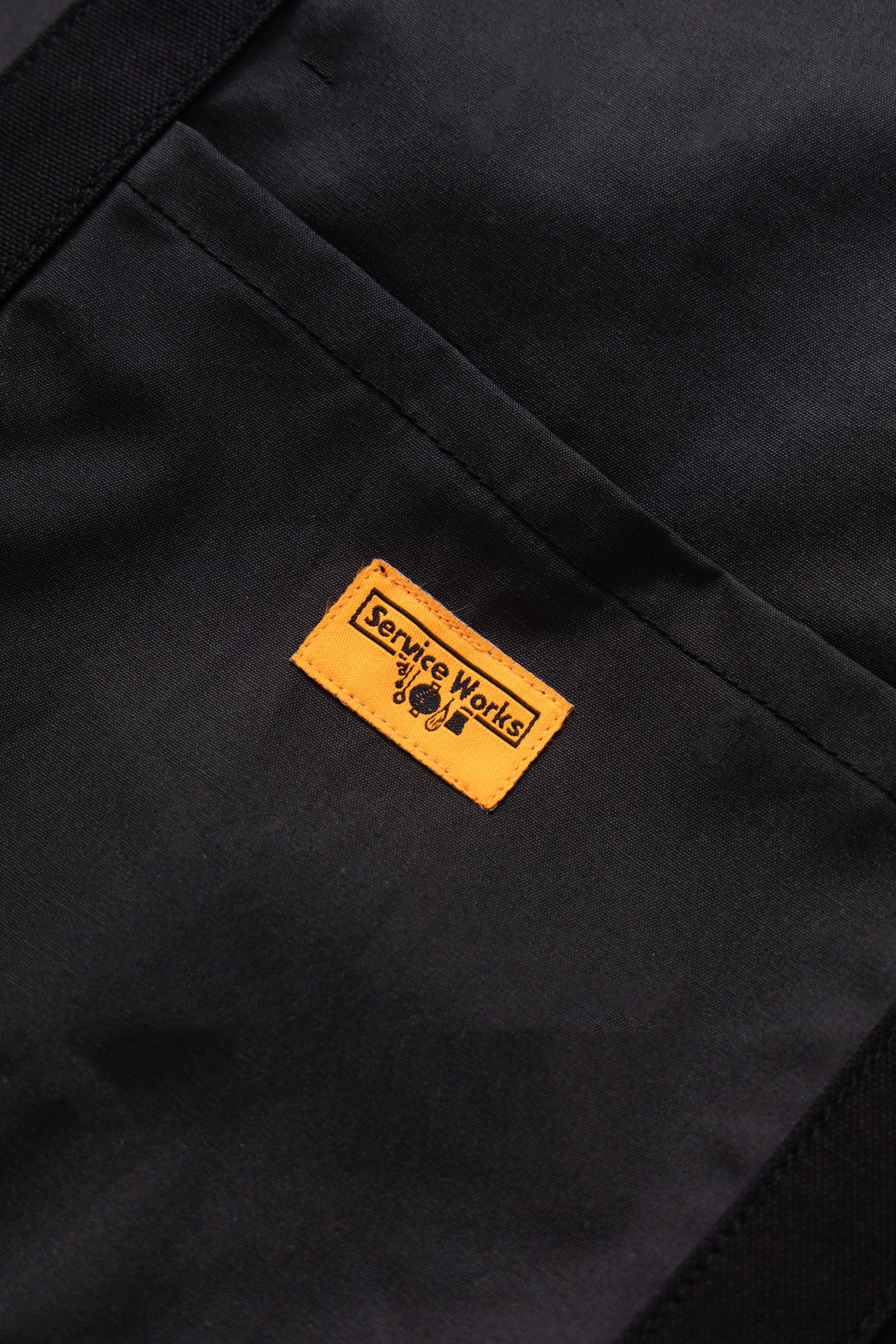 Service Works - Waxed Cotton Tote Bag - Black - Image 3