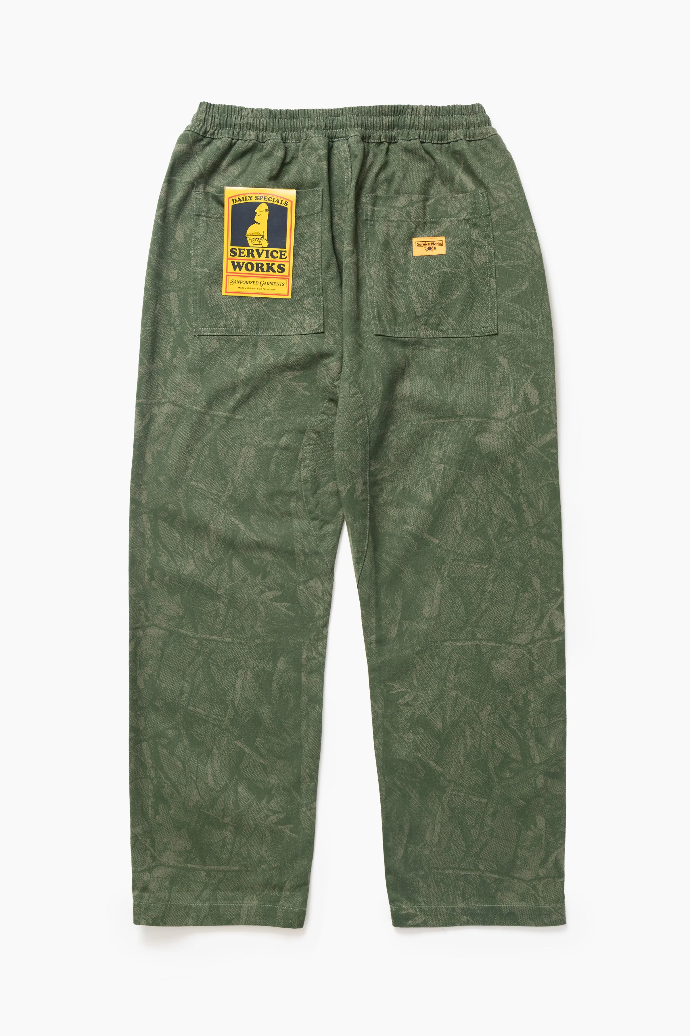 Service Works - Xerox Camo Chef Pants - Olive - Image 6