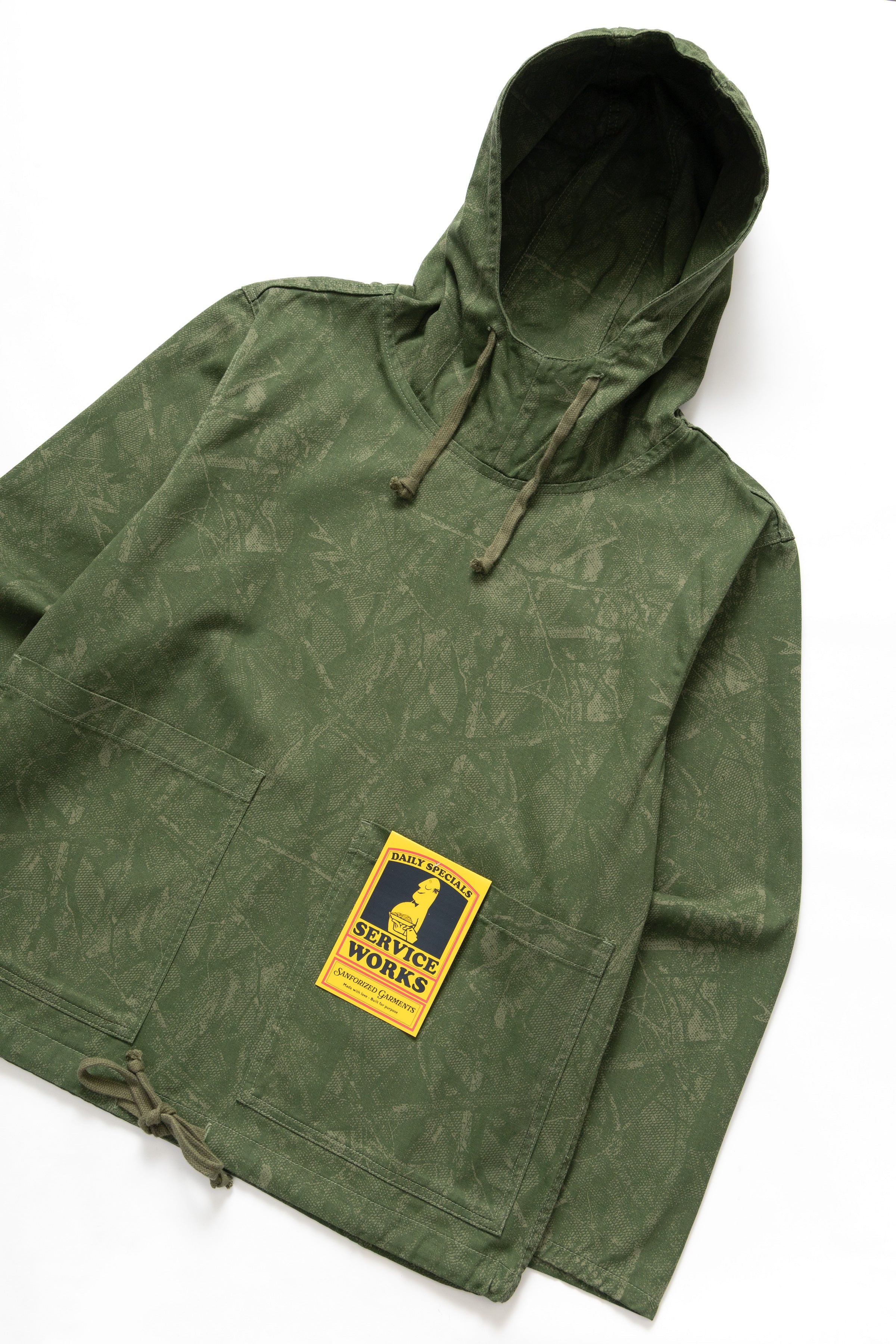 Service Works - Xerox Camo Market Smock - Olive - Image 2