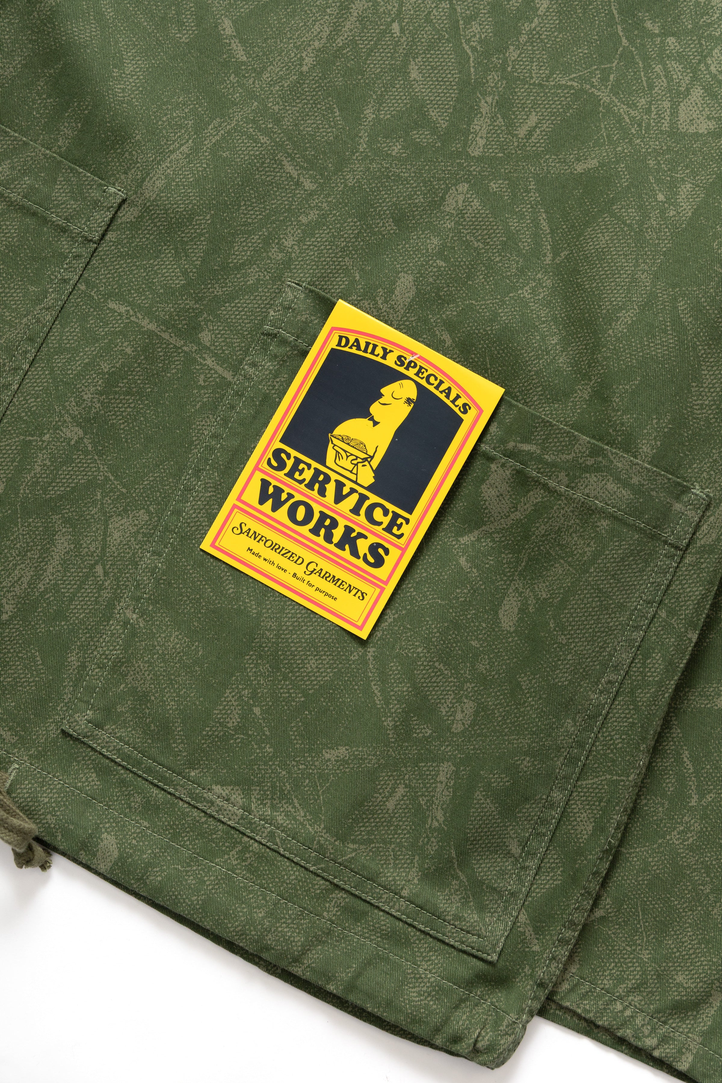 Service Works - Xerox Camo Market Smock - Olive - Image 3